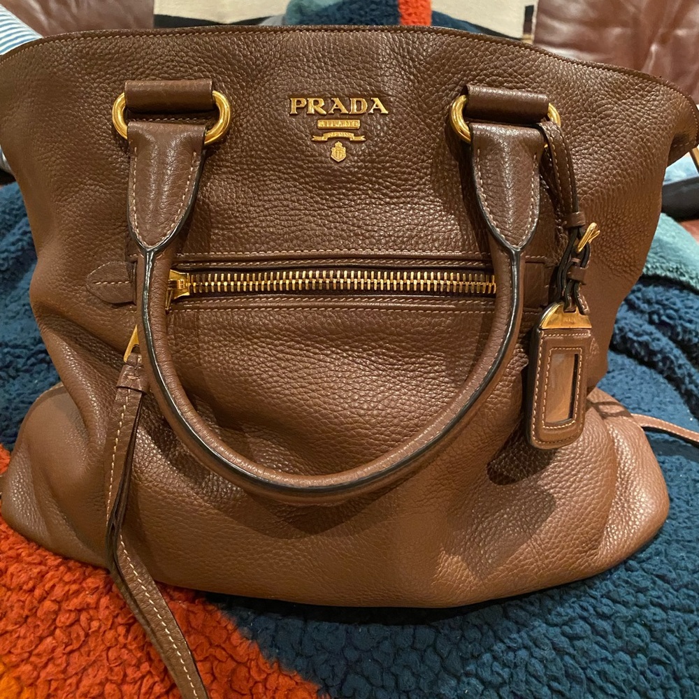 Prada Vitelo Daino (convertible) tote/satchel